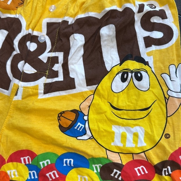 🟡 M&M's Yellow Peanut Boxer Shorts Size Small - Picture 3 of 7